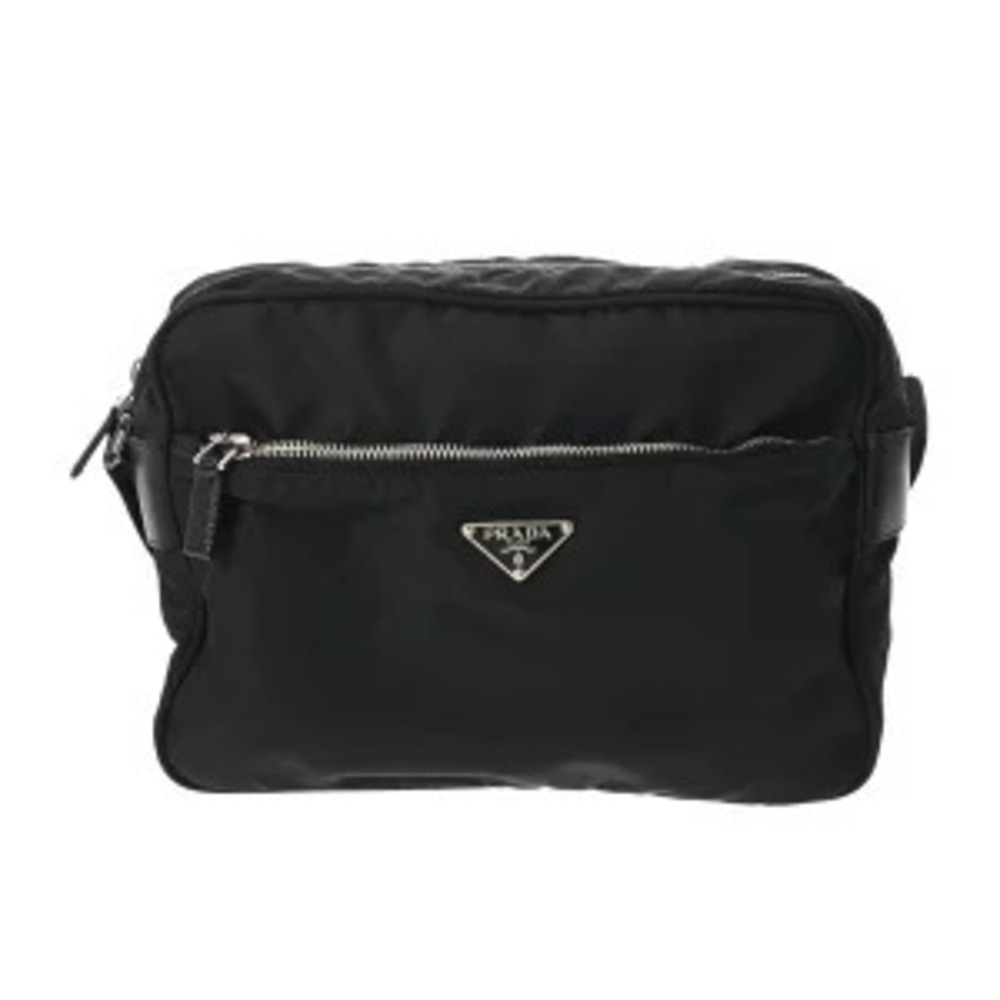 Prada Black Messenger Shoulder Bag